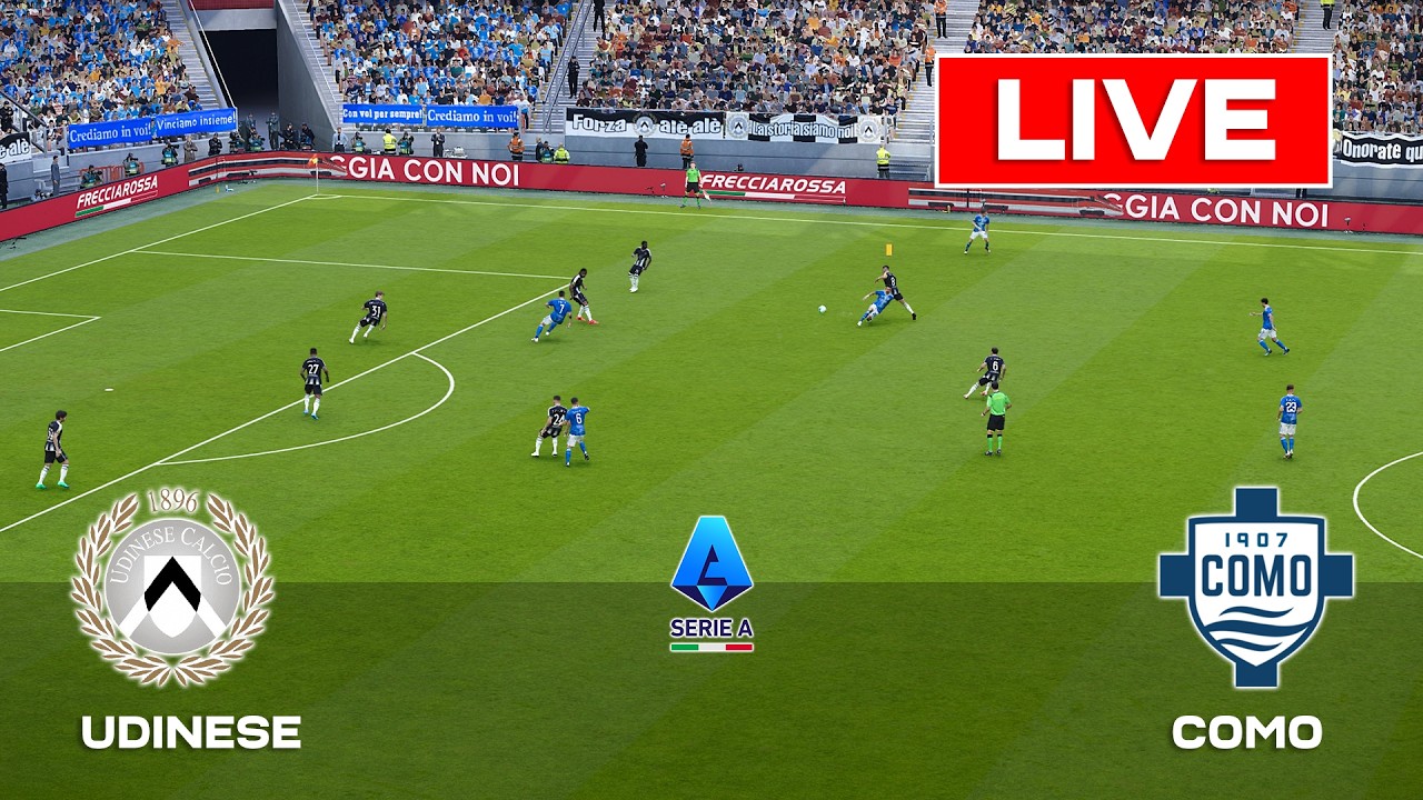 🔴LIVE : Udinese vs Como | Serie A | Full Match Streaming | PES 2021 Gameplay