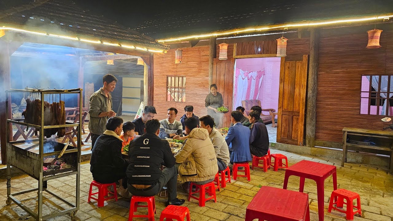 KONG & NHAT excitedly open their super popular late-night hotpot and grill restaurant.