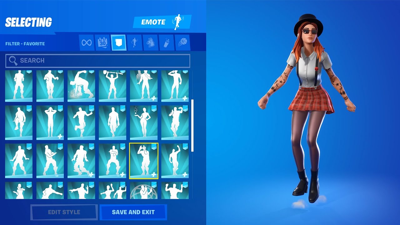 ALL FORTNITE ICON SERIES AND TIKTOK EMOTES! #1 2021