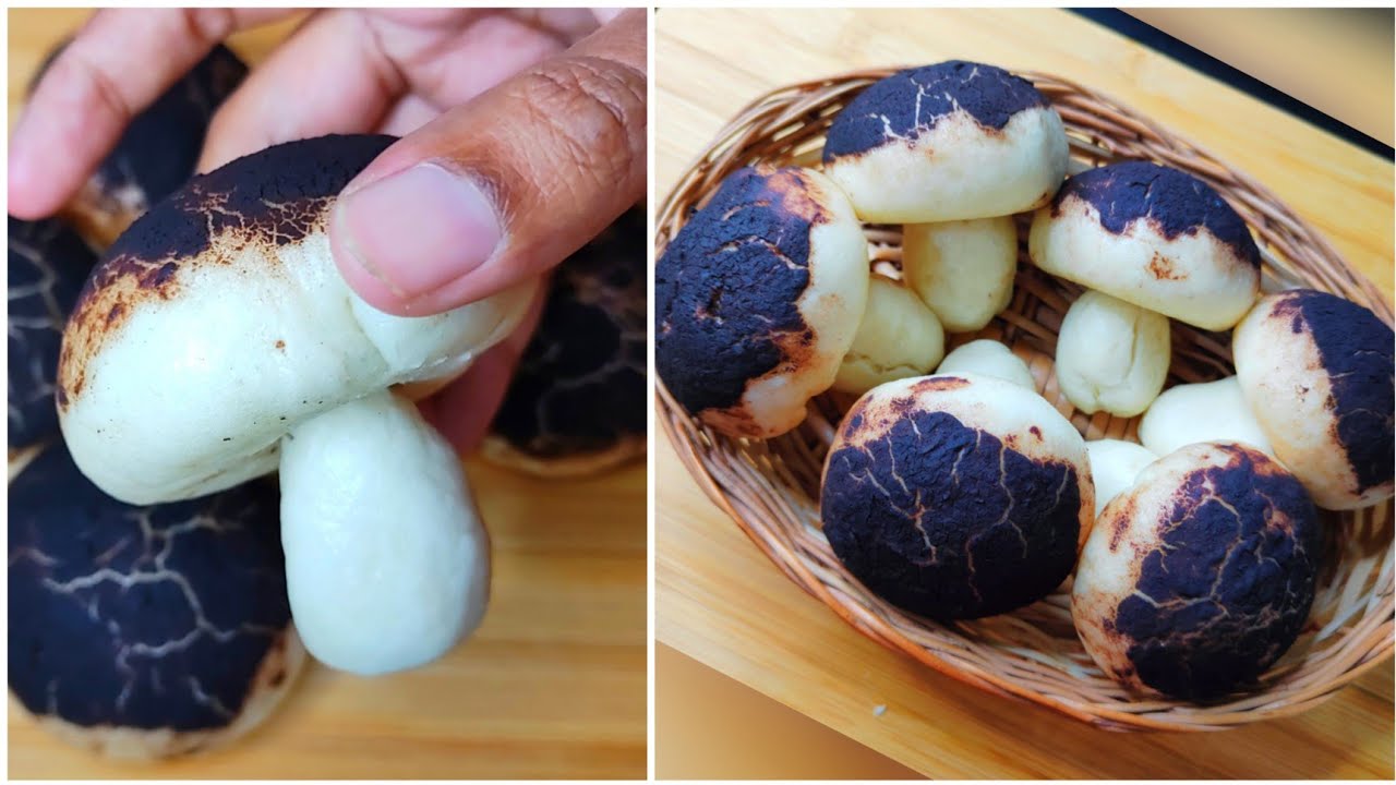 Mushroom Shaped Steamed Buns | Steamed Bun Recipe | Eggless Bun Recipe | Bun Recipes | Mini Cook