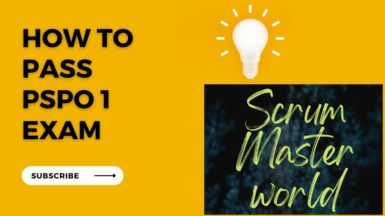 How to pass PSPO 1 exam in 1st in attempt