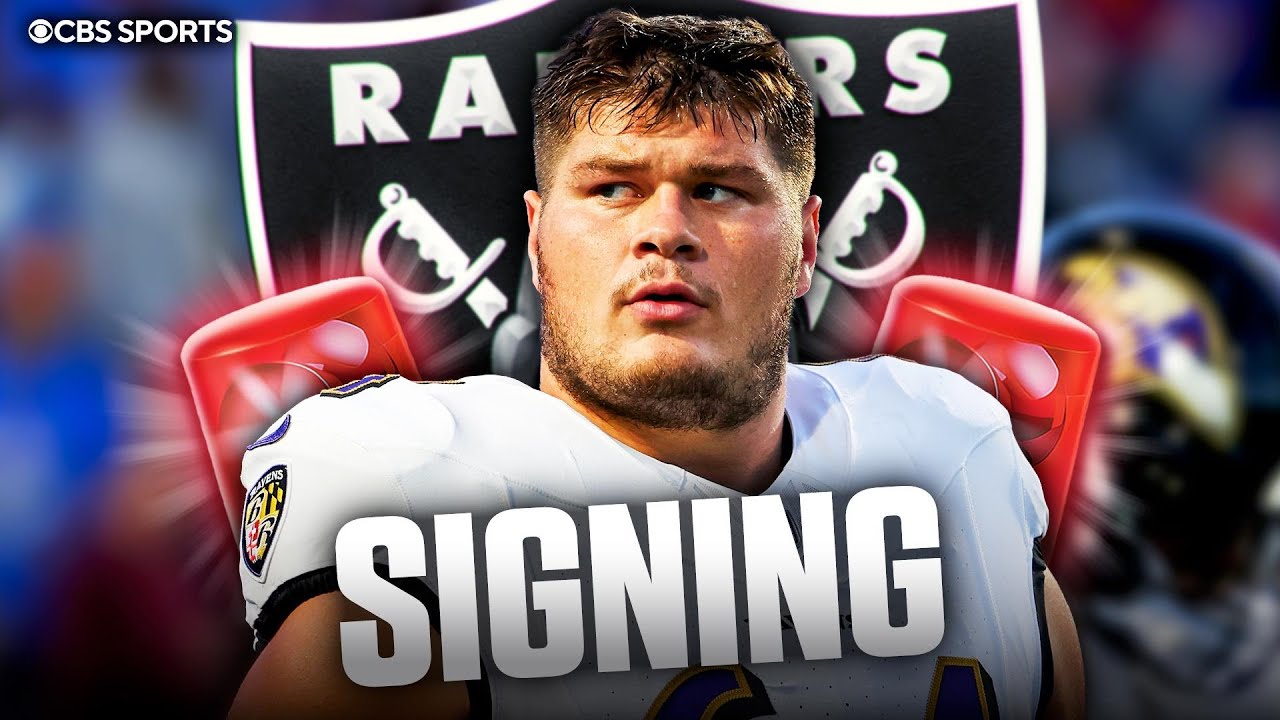 Raiders signing Tyler Linderbaum to HISTORIC 3-year $81M deal 🚨