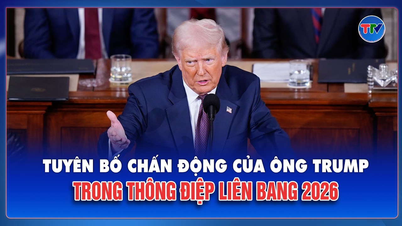 Tổng thống Trump tuyên bố “nước Mỹ đã trở lại” trong Thông điệp Liên bang | TTV