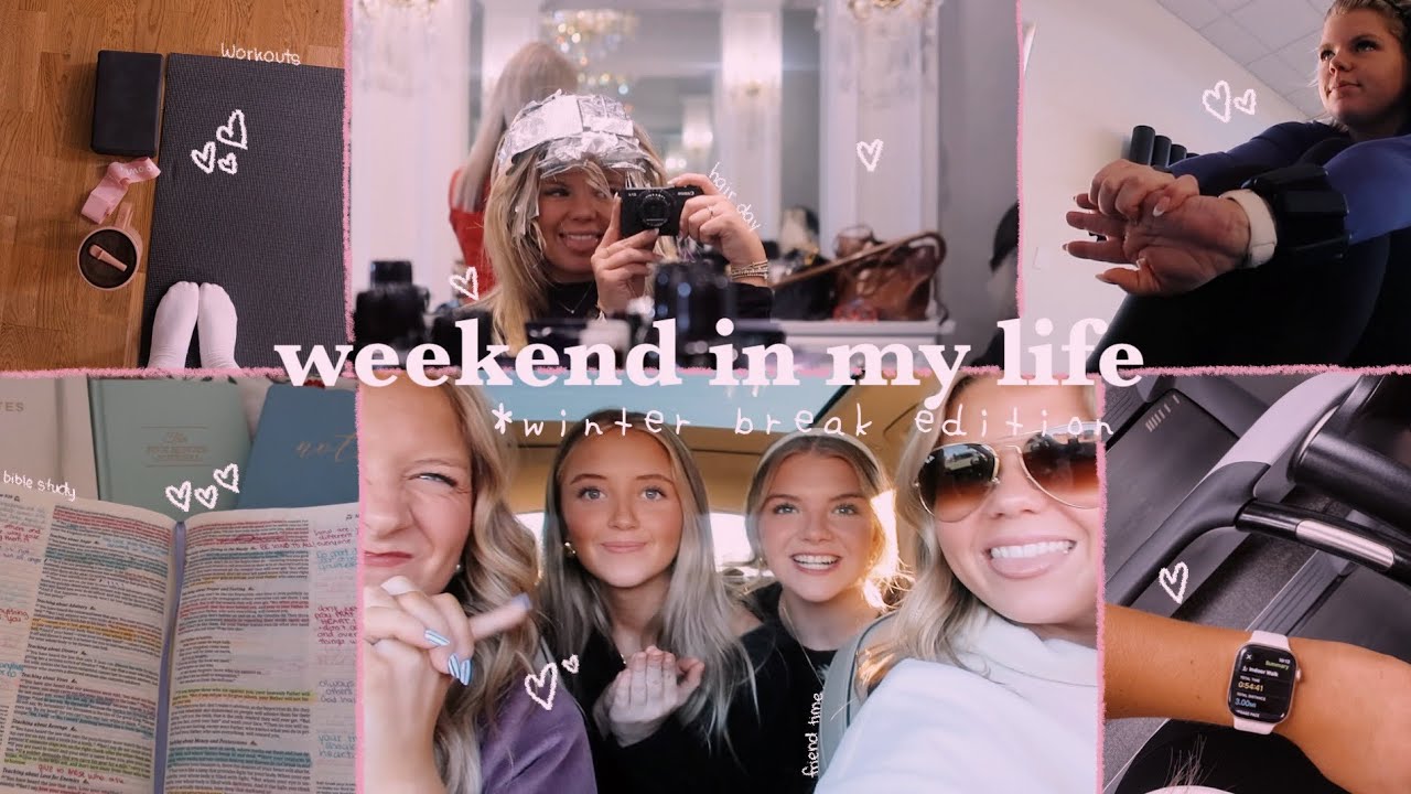 weekend in my life as a COLLEGE student on winterbreak | COLLEGE DIARIES |