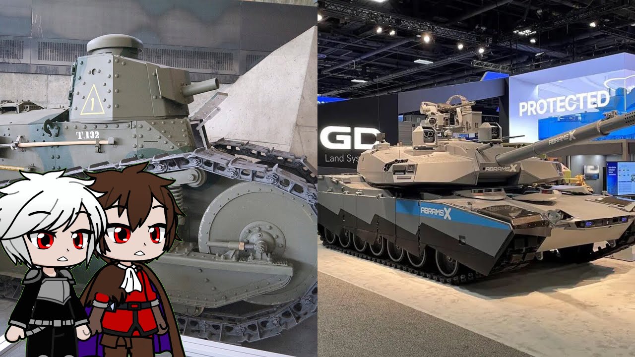 Fandoms react to The Evolution of Tank Designs