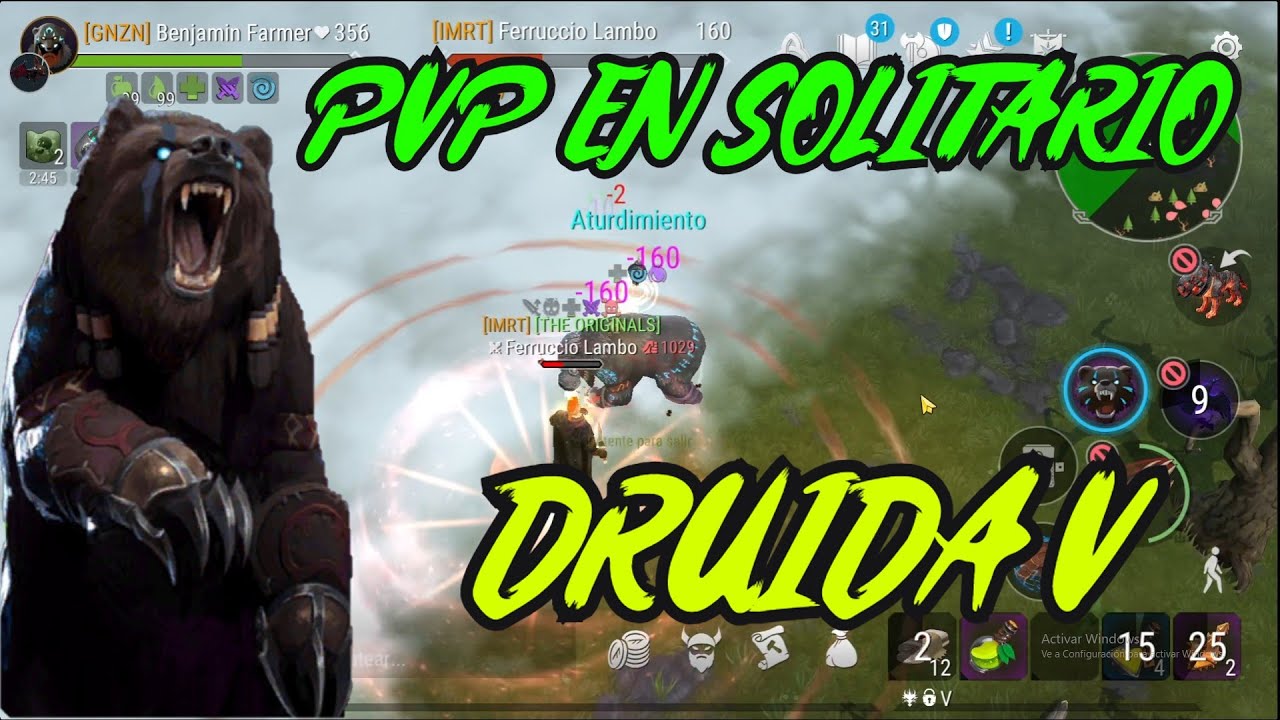 | FROSTBORN | PVP SOLITARIO CON DRUIDA V