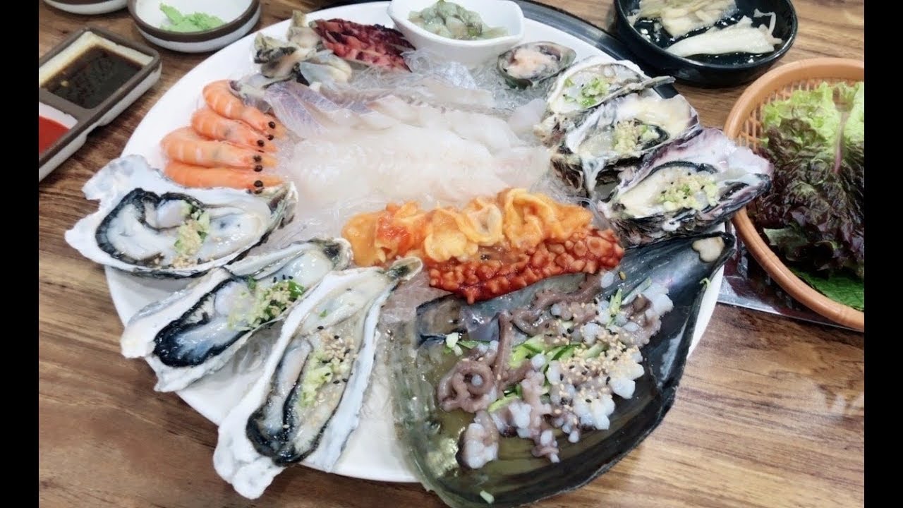 korea sliced raw fish(hoe) -회 | korean food