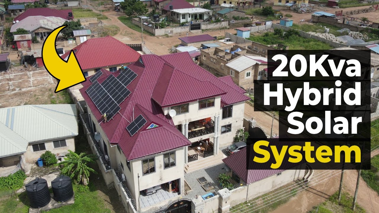 Not your usual 20kw solar system Installation