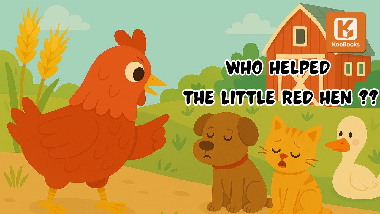 The Little Red Hen 🍞 — A Tale of Hard Work and Fairness | Bedtime Stories | Moral Stories