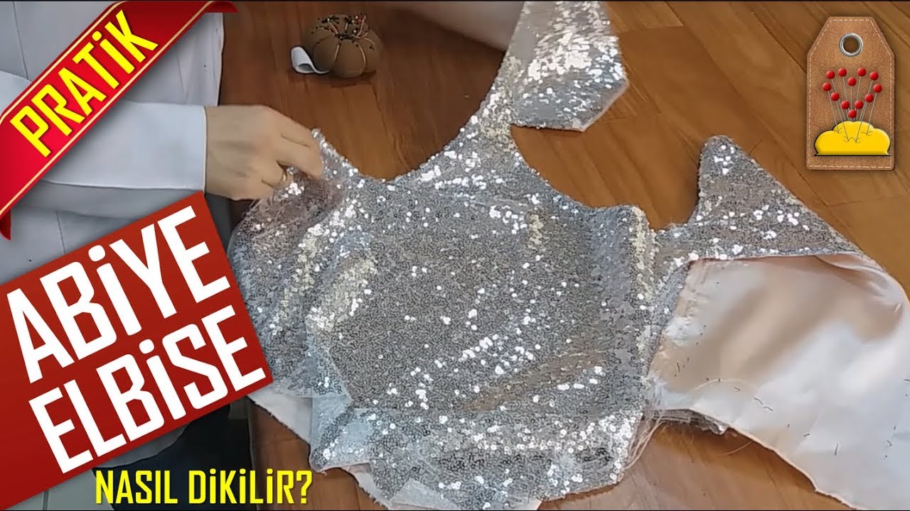 ABİYE ELBİSE NASIL DİKİLİR? - HOW TO SEWİNG COCKTAIL DRESS? | Dikiş Hocam