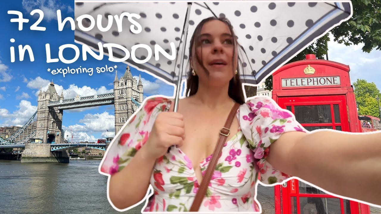 your guide to maximixing london in 72 hours | vintage shopping, solo dates, high tea!