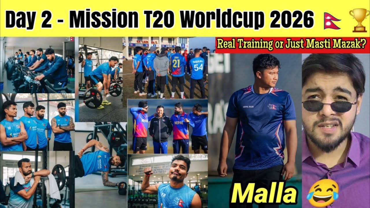 Nepal Squad Training Hard For Upcoming ICC T20 Wc 2026 🏆