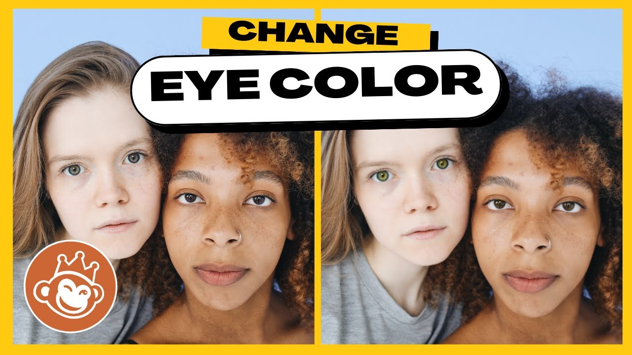 How to CHANGE EYE COLOR in Photos Using PicMonkey