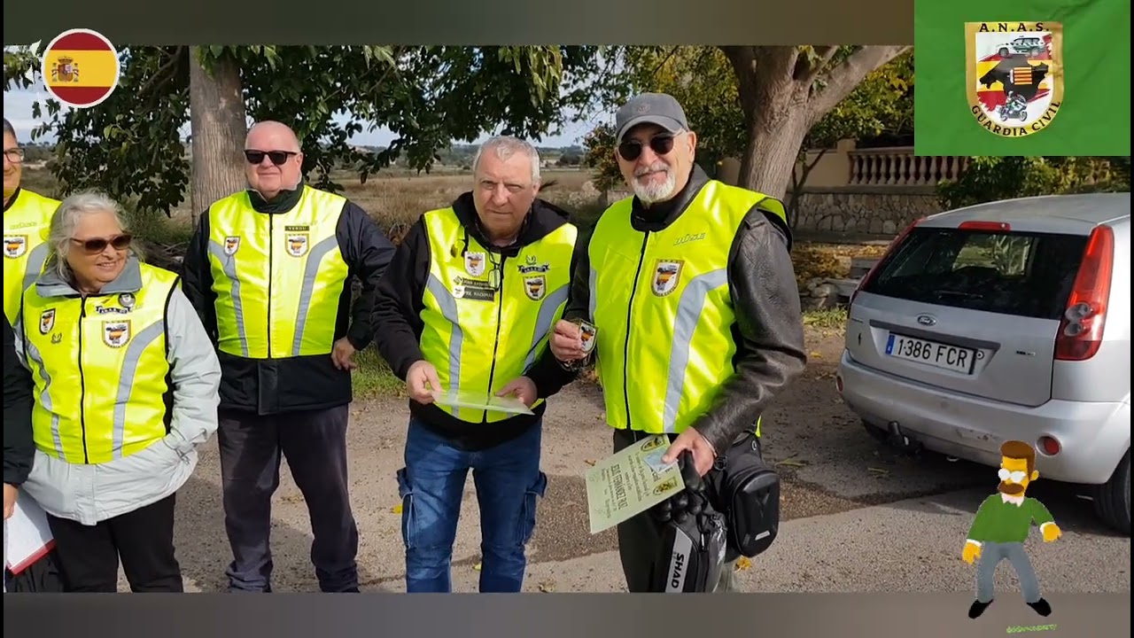 RUTA DIA 23 NOVIEMBRE 2025  A.N.A.S.  G.C.