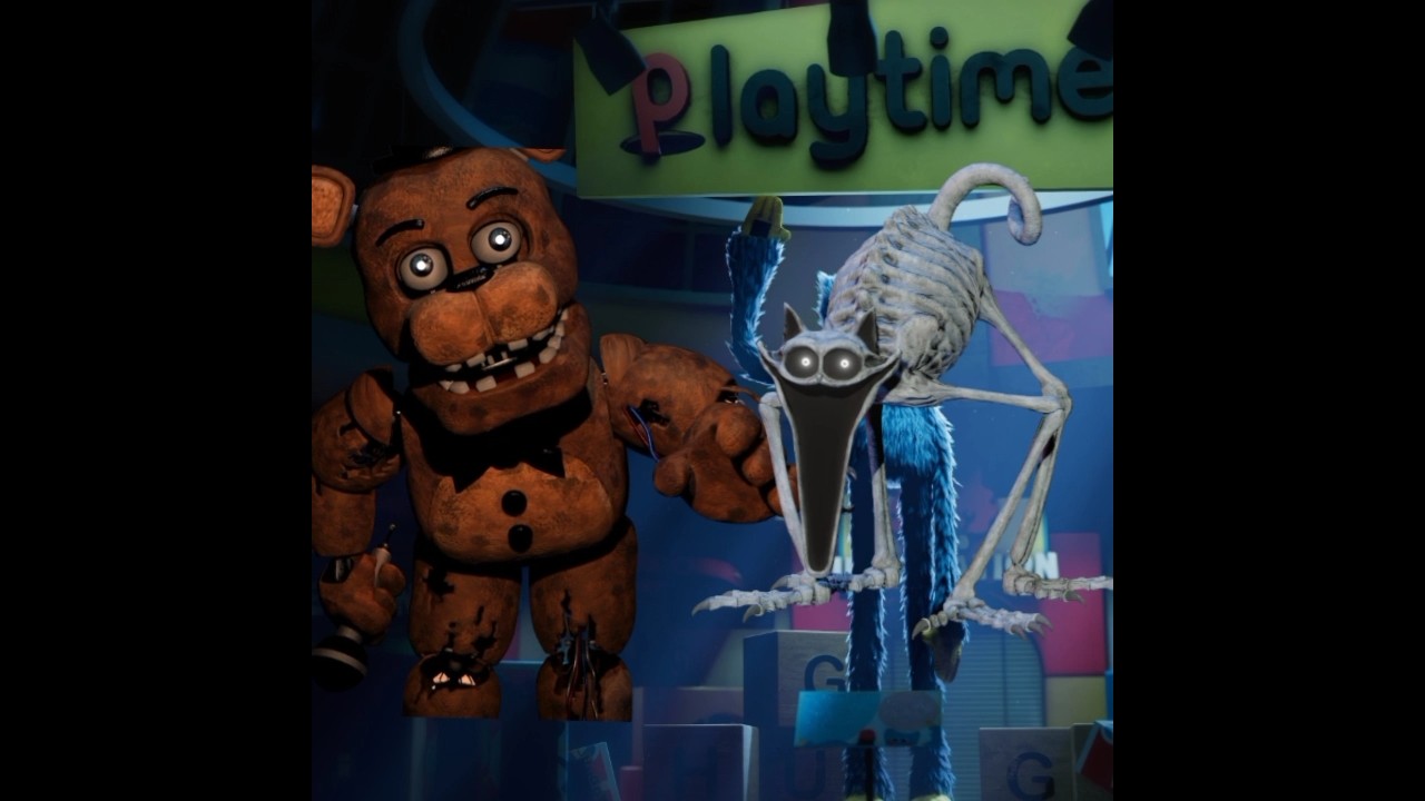 Withered Freddy vs Poppy Playtime #shorts #poppyplaytimechapter3 #witheredfreddy #fyp
