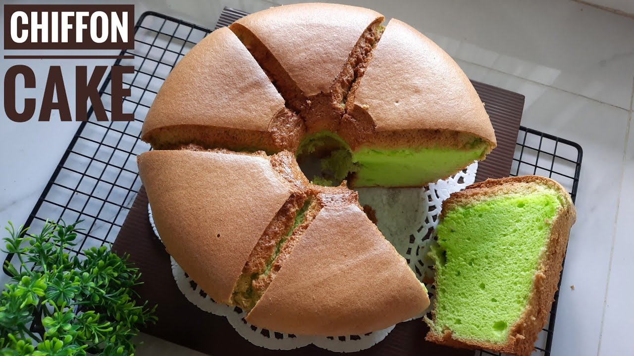 CHIFFON CAKE PANDAN SUPER LEMBUT DAN ENAK BANGET