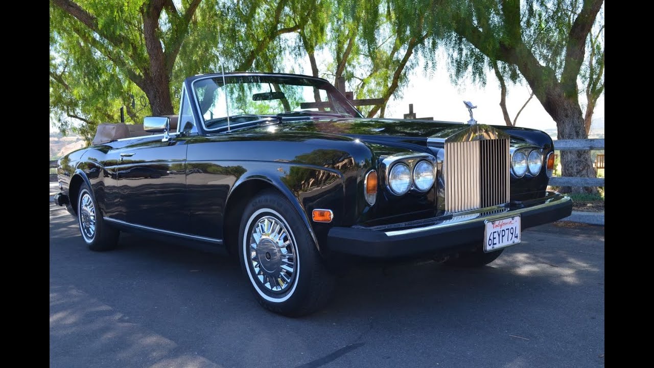 ПРОДАНО: Rolls Royce Corniche Convertible 1983 года, пробег 75 тыс. миль.