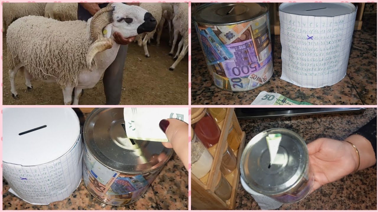 شاركت معاكم❤️ تحدي الحصالة💰 كيفاش نجمعو 5000 درهم 💵فمدة 3 شهور فلوس الحولي 😱