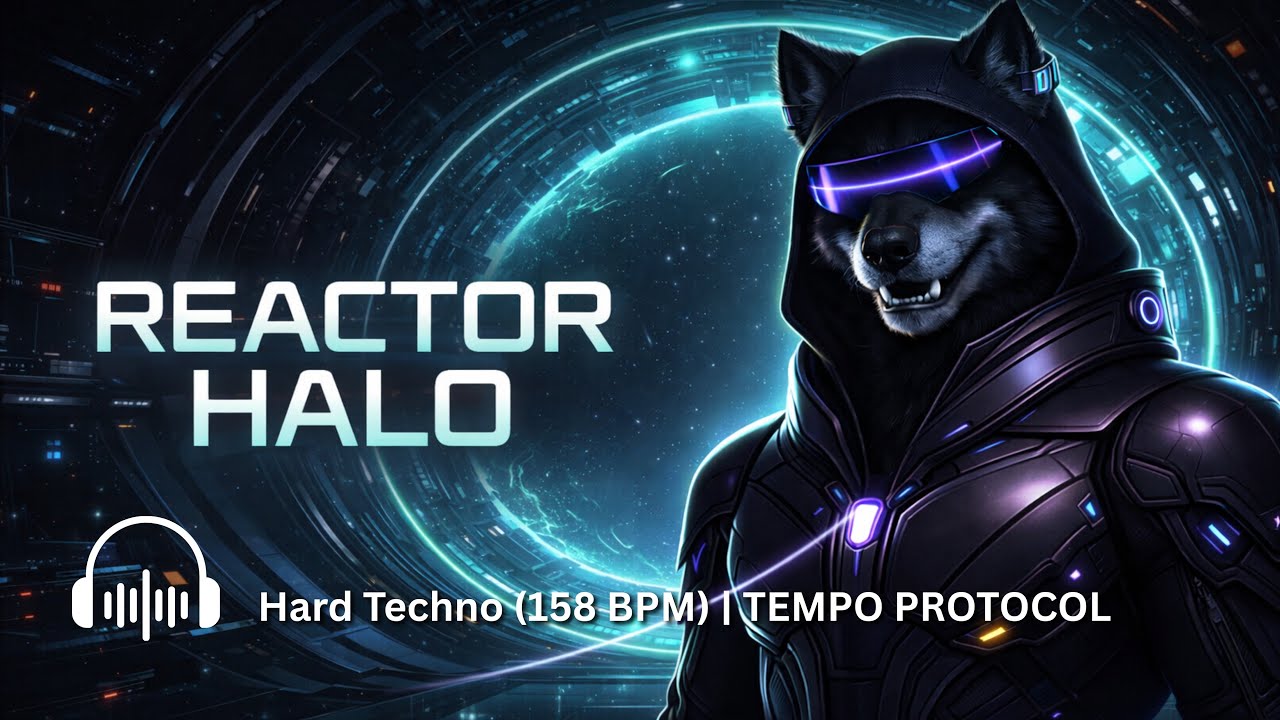 REACTOR HALO | Hard Techno (158 BPM) | TEMPO PROTOCOL