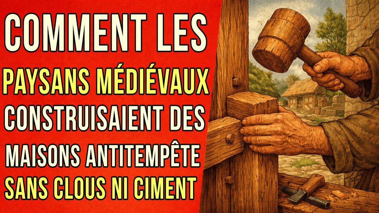Comment les paysans médiévaux construisaient des maisons antitempête sans clous ni ciment