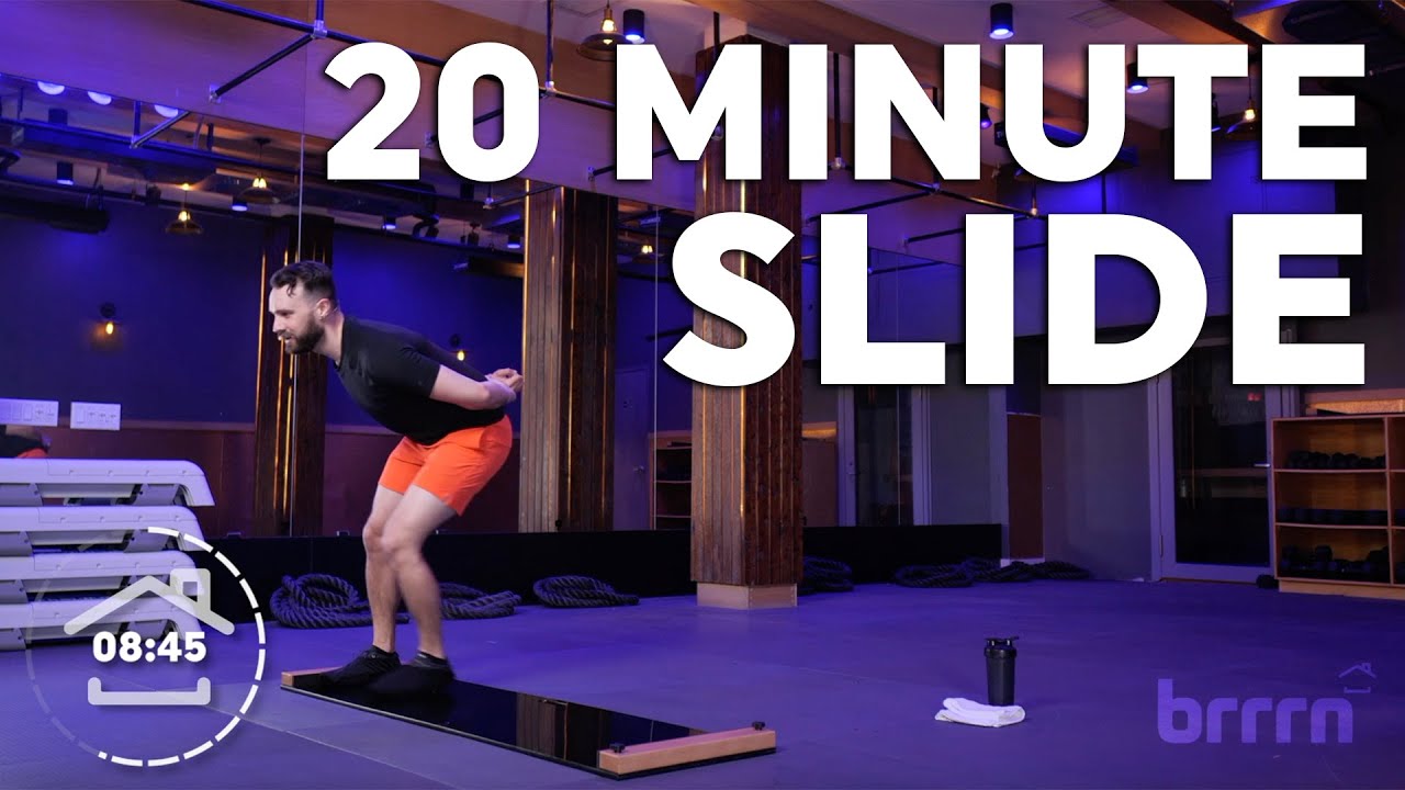 20 Minute Intermediate Core & Cardio Slide Board Workout