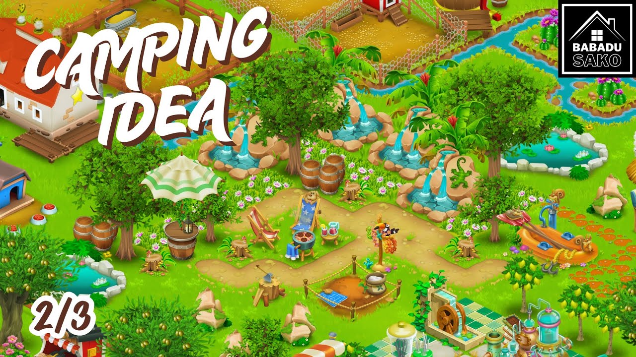EP.280 : Camping Idea part 2/3 - HayDay FarmDesign!