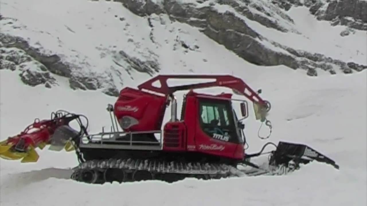 Pistenfahrzeuge am Titlis - Von 0 auf 100
