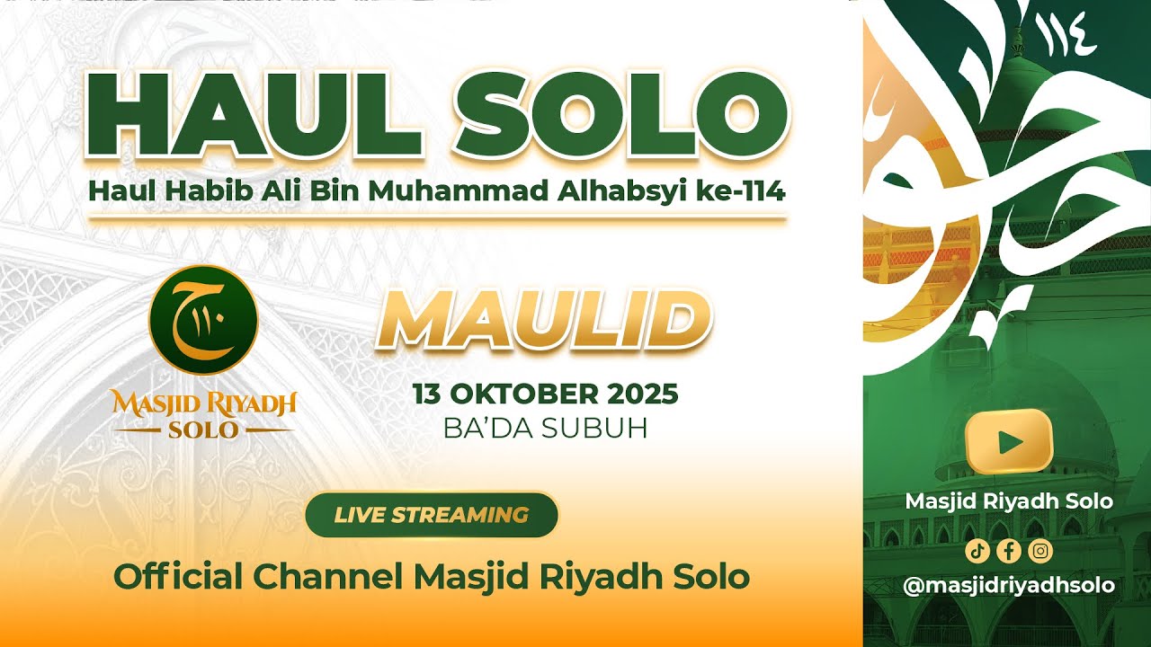 Pembacaan Maulid Simthud Durar Rangkaian Acara Haul ke 114 Habib Ali bin Muhammad Alhabsyi 1447 H