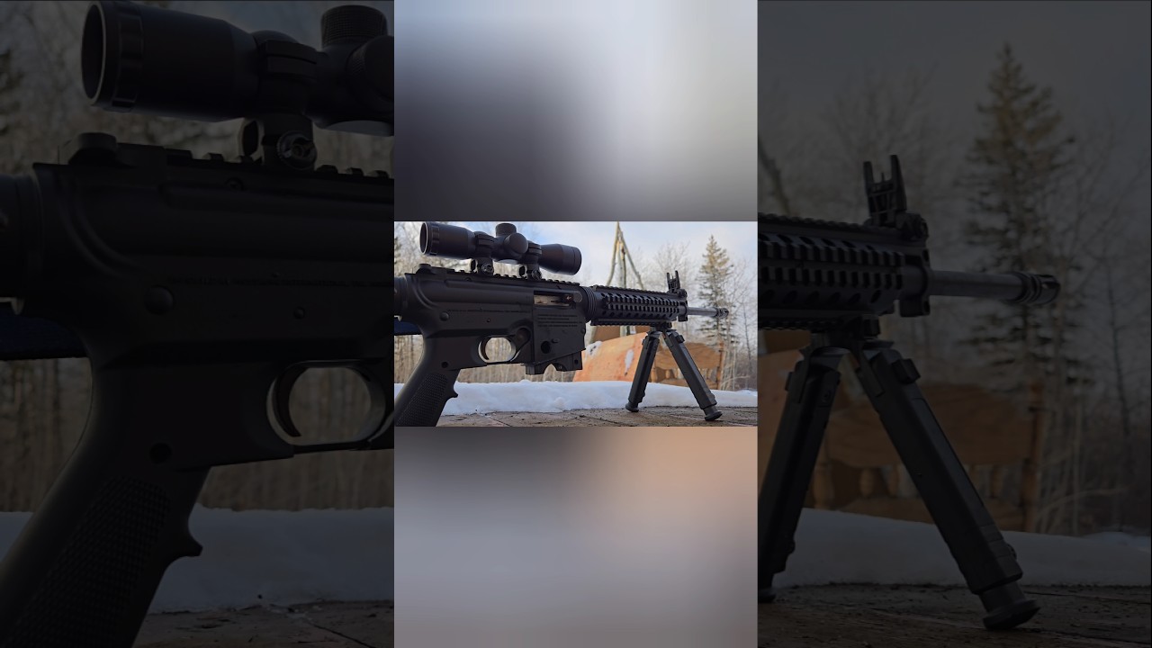 Mossberg International 715T  .22LR #guns #outdoors #targetshooting #slowmotion #targetpractice
