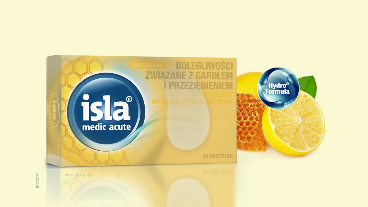 Reklama Isla Medic Acute Miodowo-Cytrusowa 10