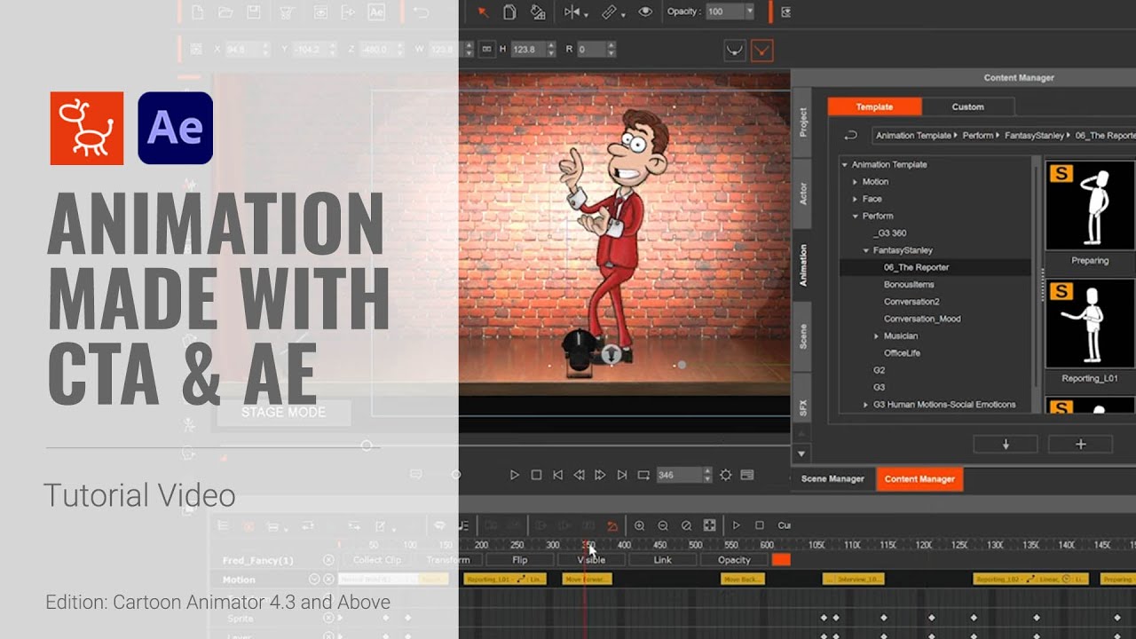 Tutorial - Cartoon Animator & After Effects - A Great Combination