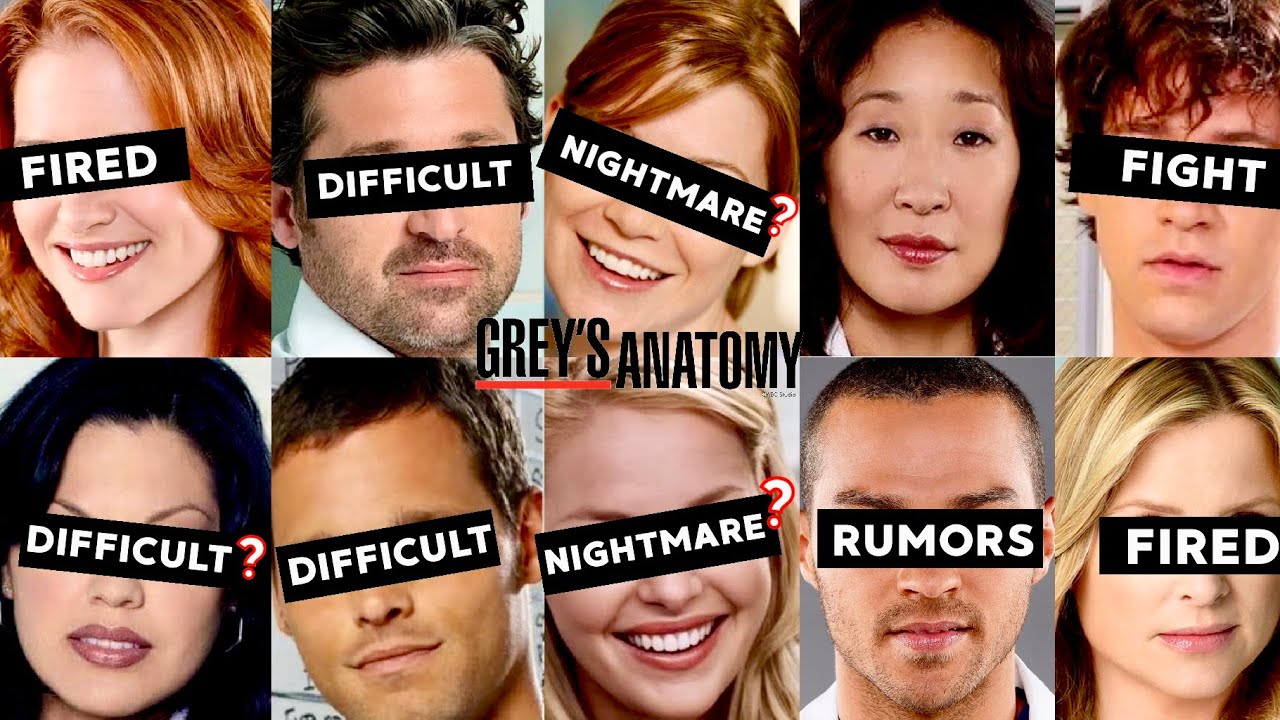 EVERYTHING You DON'T Know About The Grey's Anatomy Cast Drama