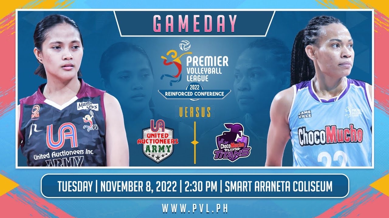 UNITED AUCTIONEERS vs CHOCO MUCHO | GAME 1 NOVEMBER 8, 2022 | 2022 PVL REINFORCED CONFERENCE