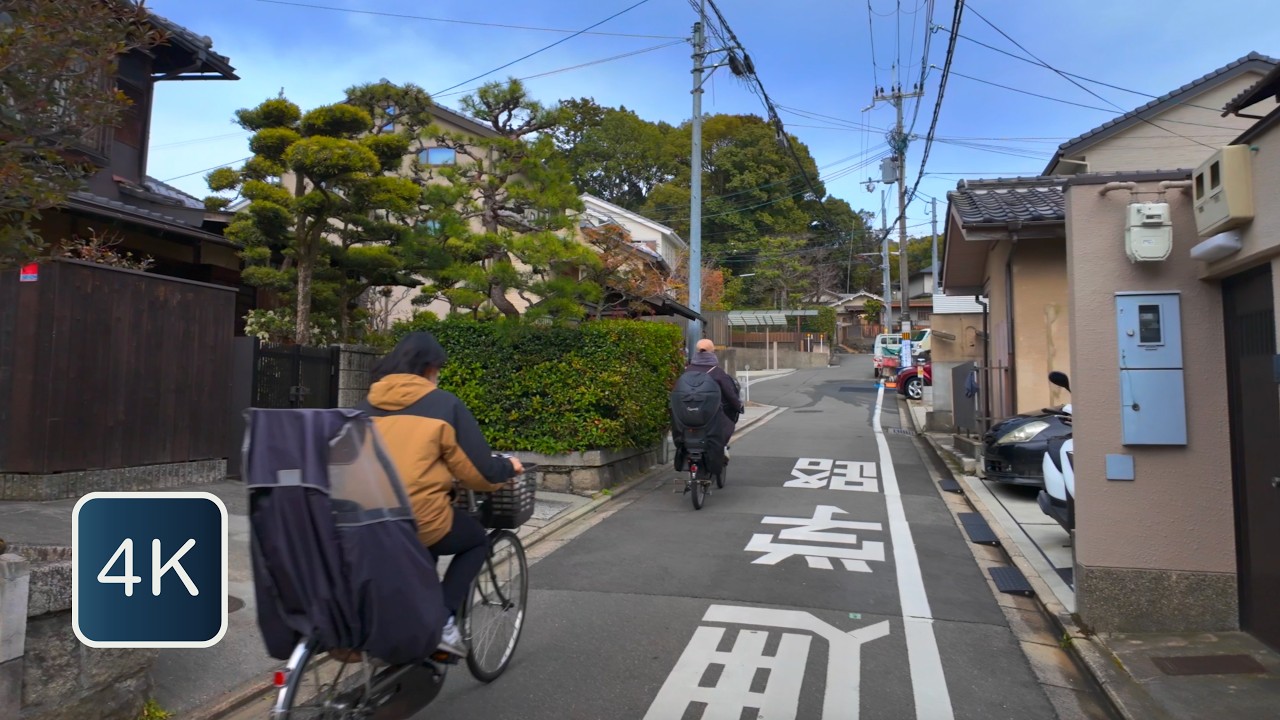 Peaceful Walk Through a Quiet Kyoto Neighborhood 🌿 | Hidden Streets Away from the Crowds | 4K UHD