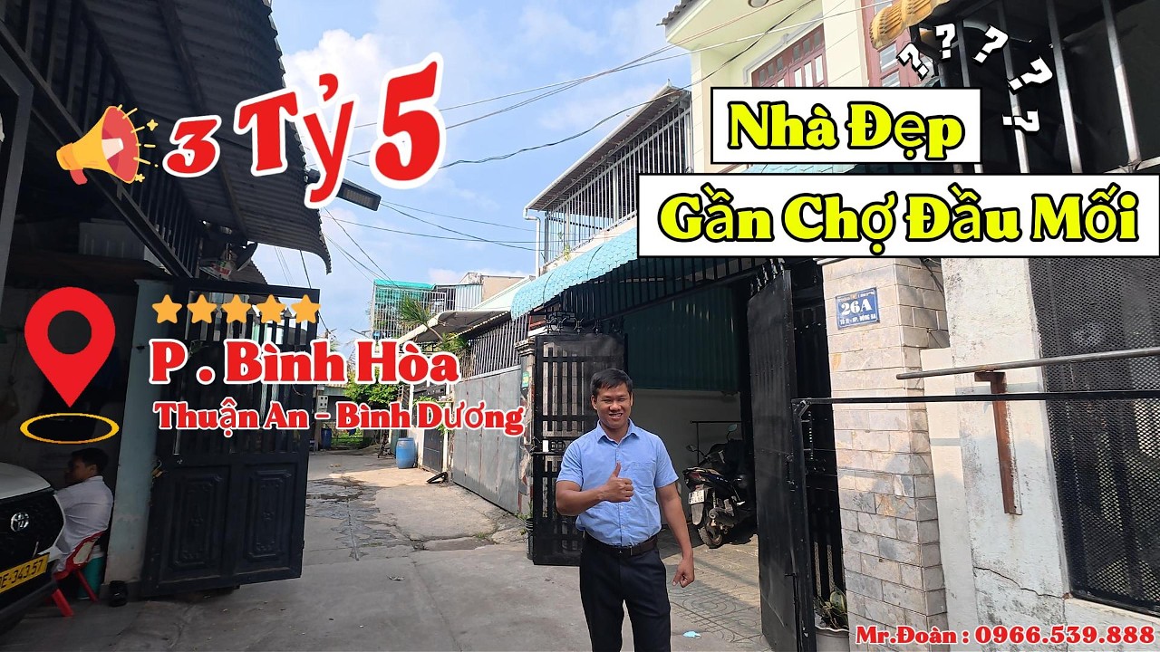 Bán nhà Bình Hòa , Thuận An , BD 3.5 tỷ , gần KCX Linh Trung 2