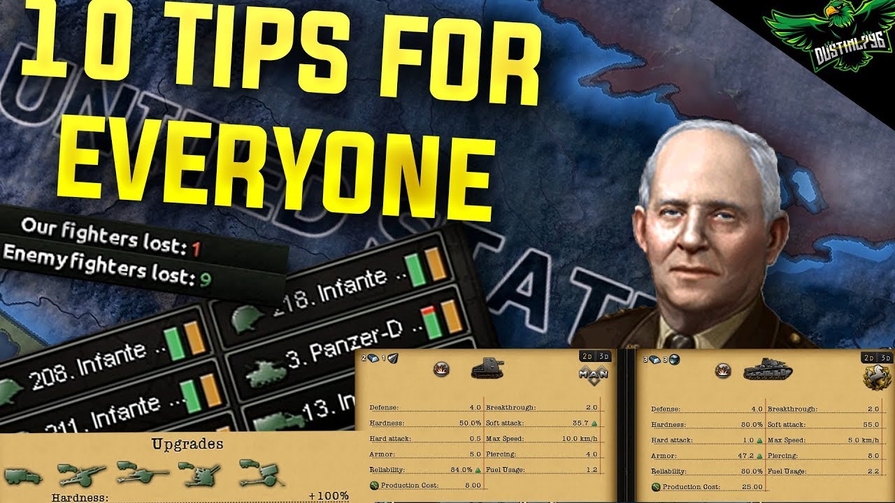 HOI4 10 Tips For Everyone (Hearts of Iron 4 Man the Guns Guide)