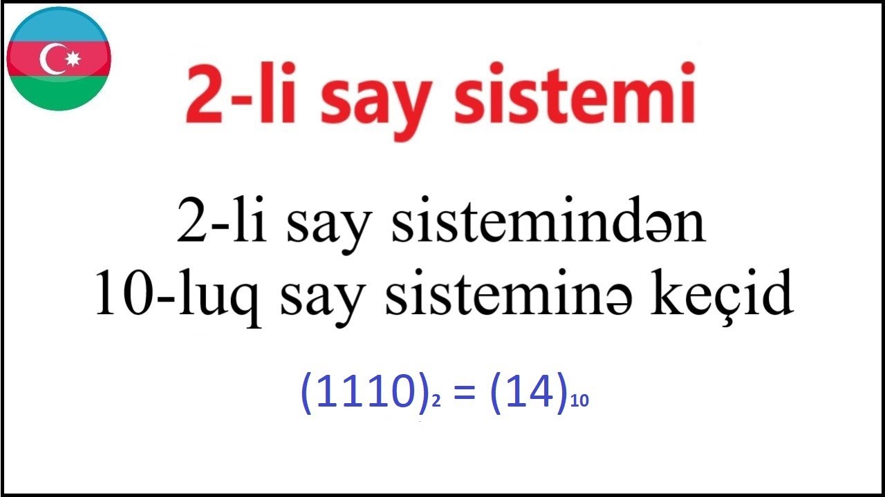 Onluq say sisteminə keçid