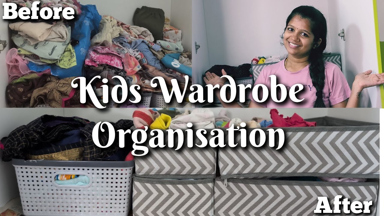 Kids Wardrobe Organization | పిల్లా అల్మారా ఇలా సర్దుకున్నా |Jashna Prerna Reddy 