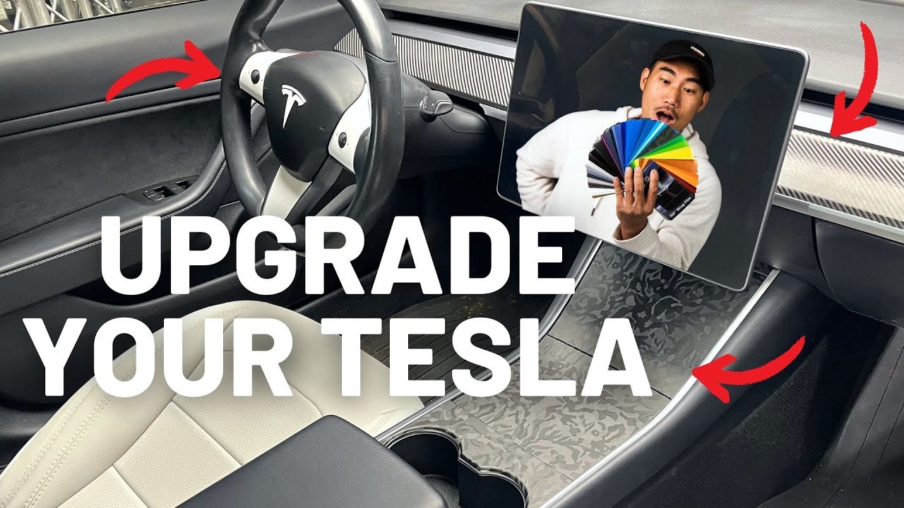 Tesla DIY Wrap Accessories For Model 3 And Model Y