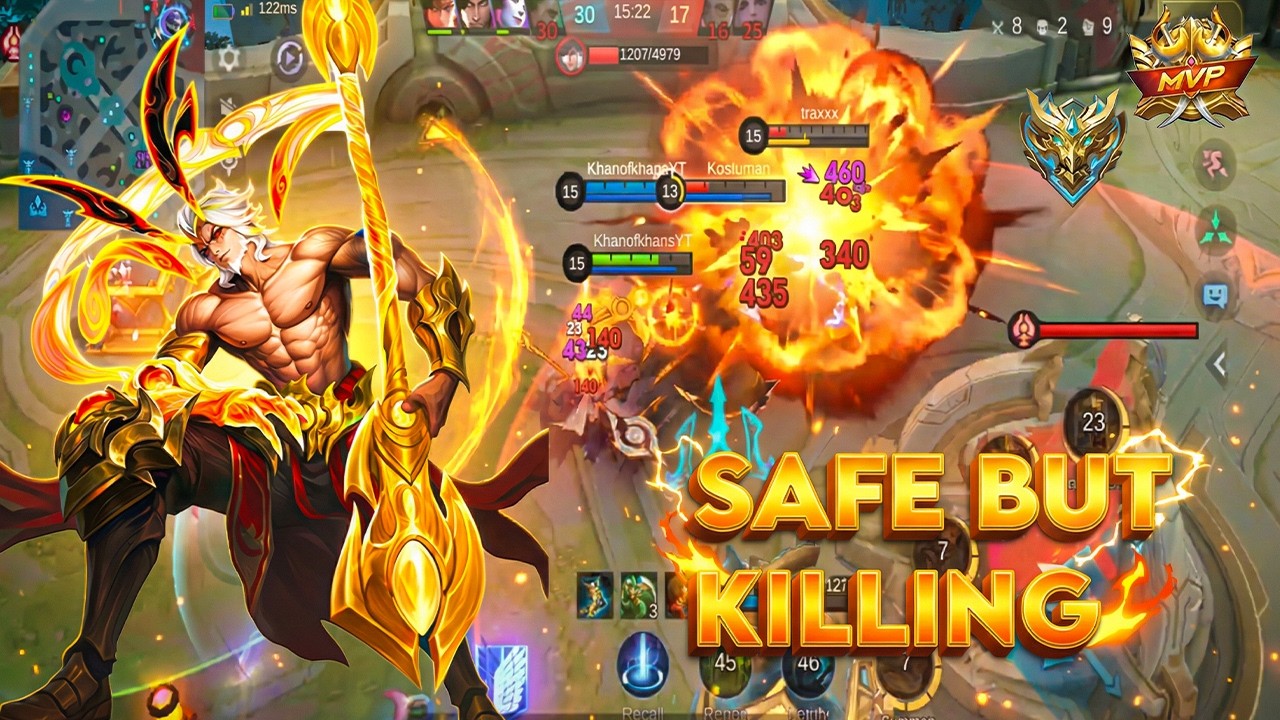 SUN SAFE PLAY = EASY MVP  Mythical 48 Stars | MLBB Rank