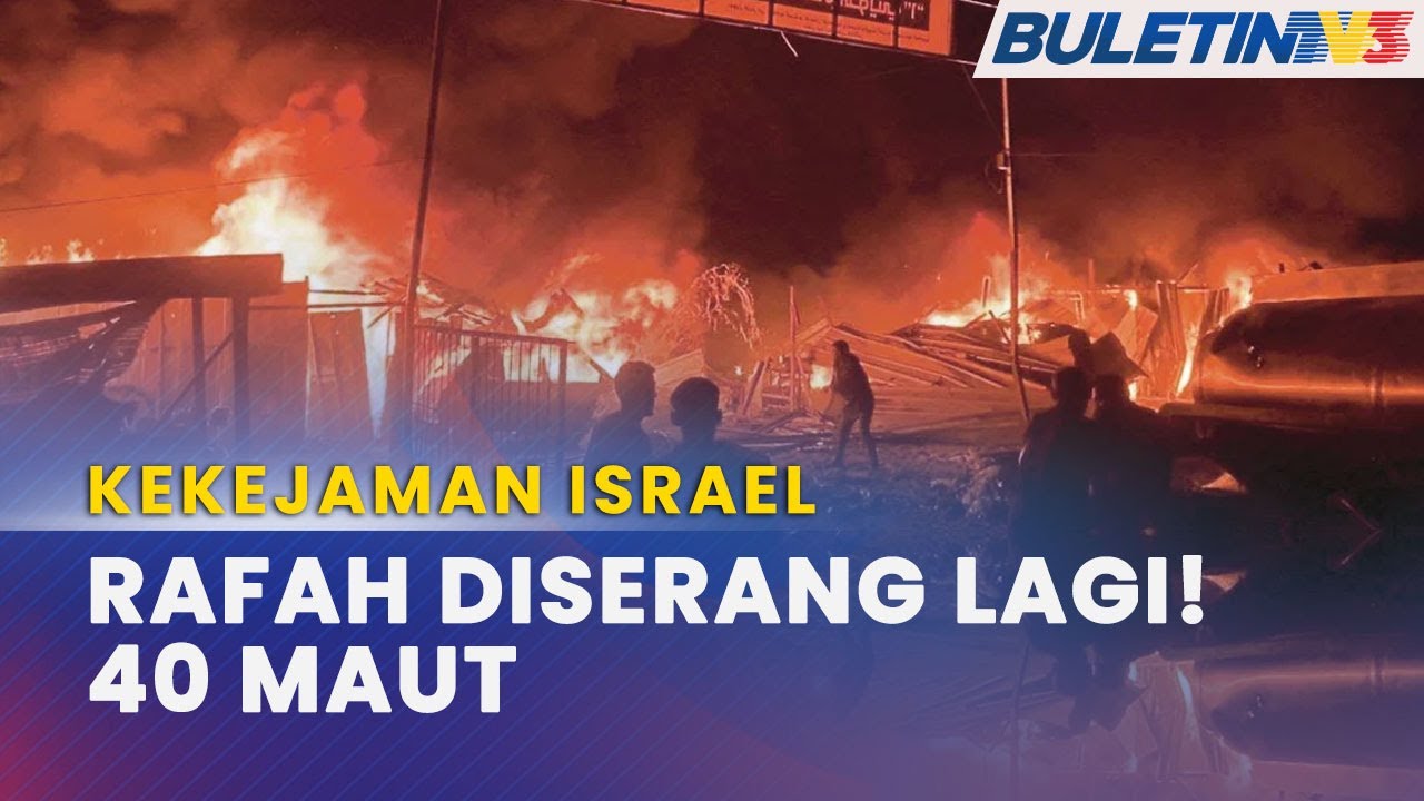 KEKEJAMAN ISRAEL | Zionis Serang Pusat Perlindungan Penduduk Di Rafah, 40 Terkorban