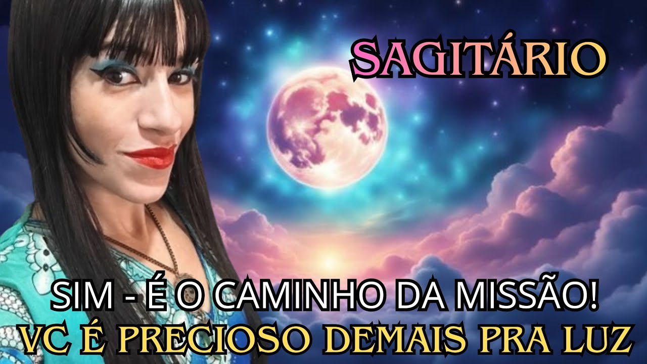 SAGITÁRIO: VOCÊ NASCEU PARA EXALTAR O NOME DE DEUS E ACOLHER OS DESGARRADOS! VAI COM FÉ 🤩