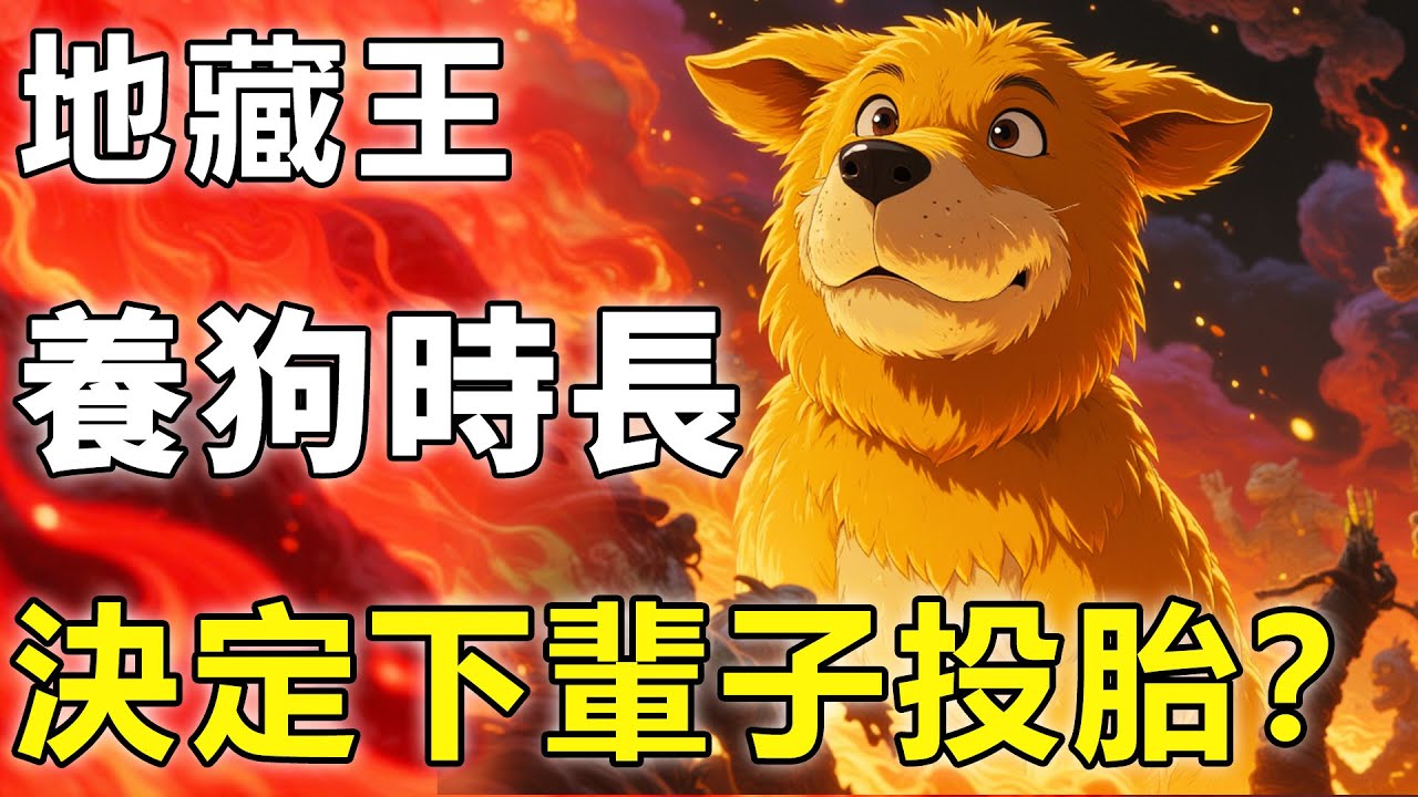 養狗時長決定你下輩子投胎？地藏王的一句話，揭示了前世養狗對來世的影響!【因果|佛學|寵物】