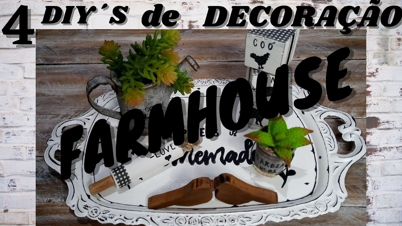 4 DIY´S de DECORAÇÃO MINI-FARMHOUSE / COLAB.ELIS TRAVAIN / DIKINHA DIY