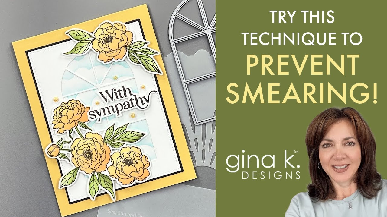 Try This Stamping Technique to Prevent Smearing!