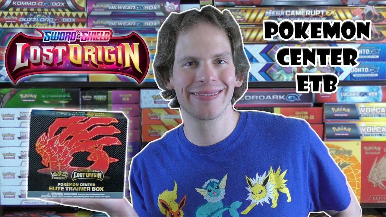 Pokemon Center Lost Origin Elite Trainer Box Opening