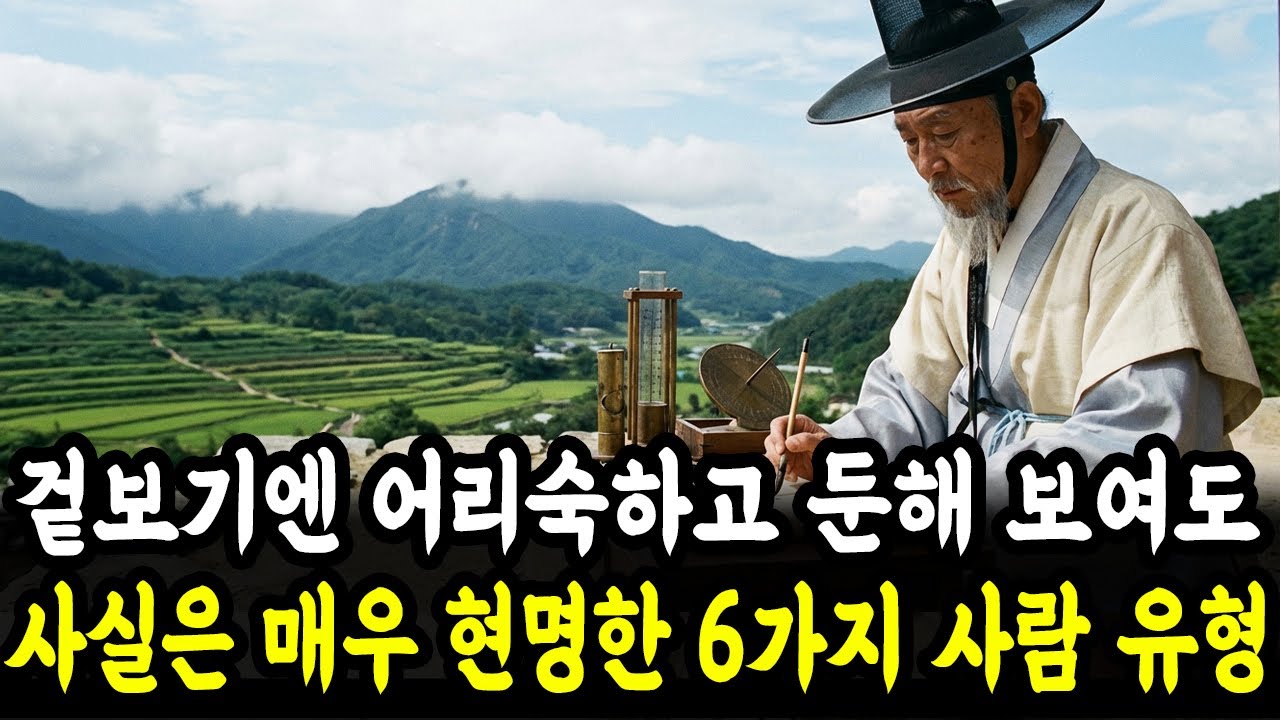 고대의 가르침: 겉보기엔 어리숙하고 둔해 보여도 사실은 매우 현명한 6가지 사람 유형