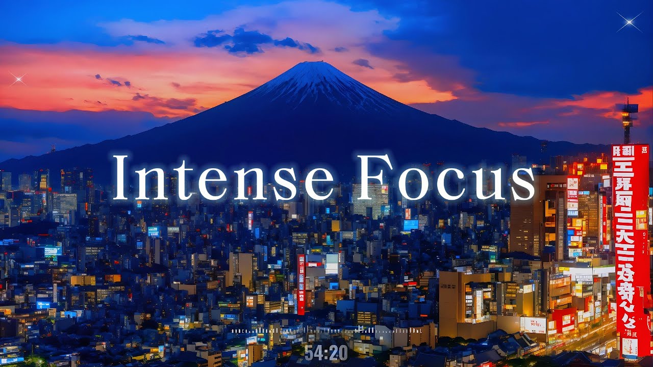 ZEN FOCUS – 1 Hour Deep Work Ambient Music | Japan Mountains HD