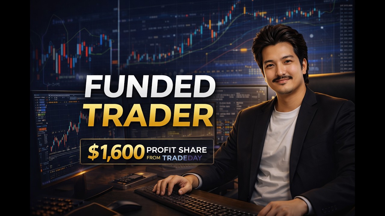ถอนเงิน TradeDay เข้าธนาคารไทย $1,600 (49,866 บาท) หลักฐาน Payout ล่าสุด 2026 | Riseworks