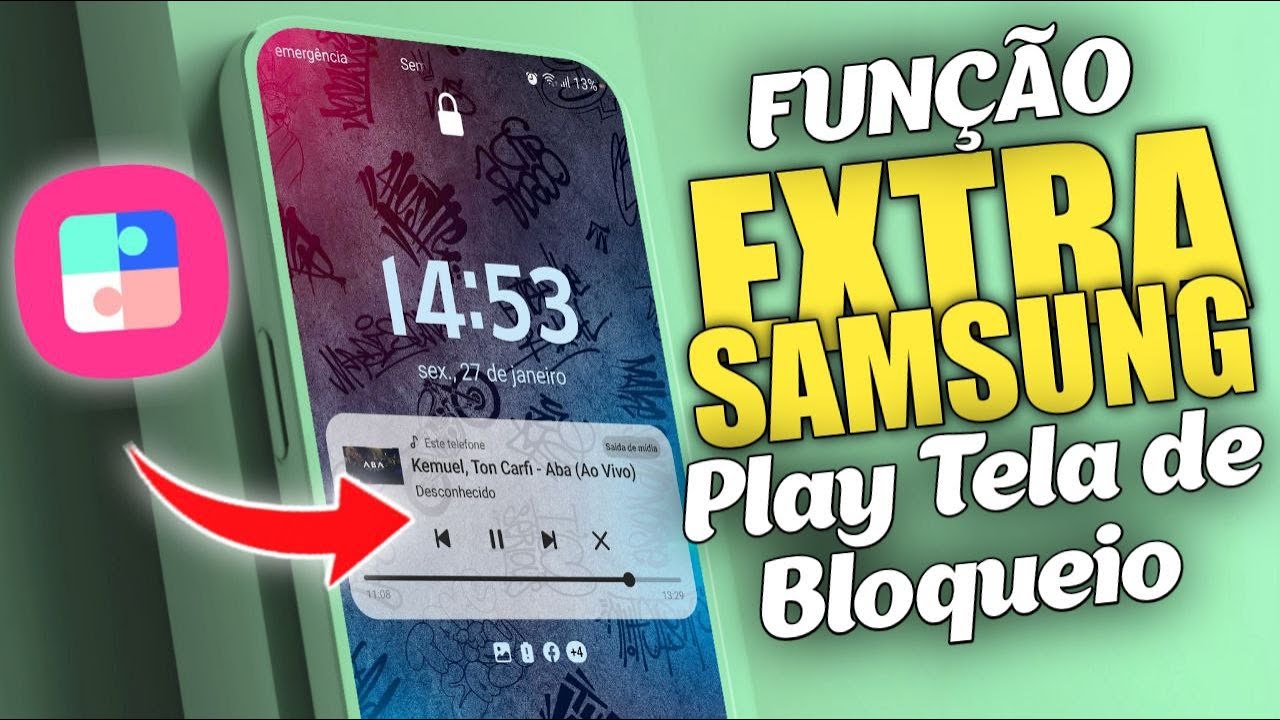 GOOD LOCK - SUPER DICA Função INTELIGENTE do PLAY DE MUSICA NA TELA DE BLOQUEIO SAMSUNG